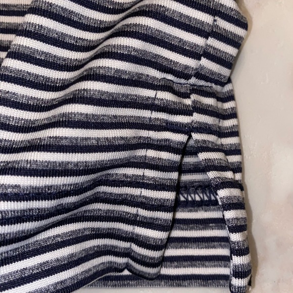 Cutter & Buck Forge Tonal Stripe Stretch Mens Big and Tall Polo 3XLT Black/White - Picture 8 of 14